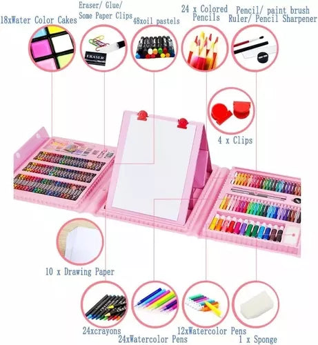 ArteMágico – Set de Arte para Niños en Maleta 208 Piezas