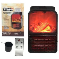FlaWarm – Mini Calefactor de Ambiente con Diseño de Chimenea