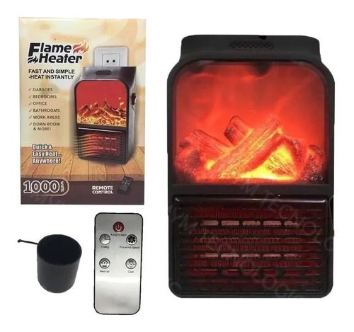 FlaWarm – Mini Calefactor de Ambiente con Diseño de Chimenea