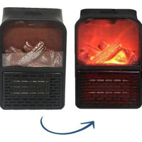 FlaWarm – Mini Calefactor de Ambiente con Diseño de Chimenea