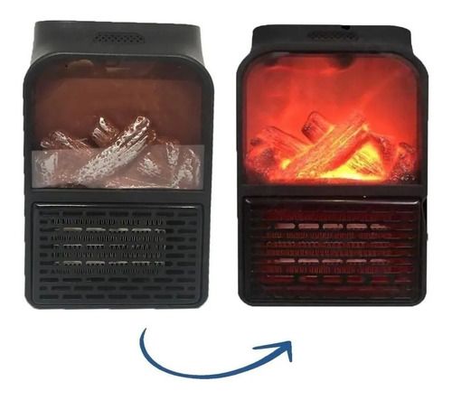 FlaWarm – Mini Calefactor de Ambiente con Diseño de Chimenea
