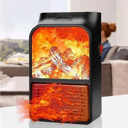 FlaWarm – Mini Calefactor de Ambiente con Diseño de Chimenea
