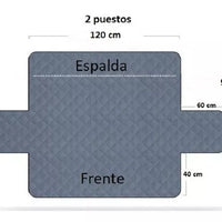 Forro Protector Para Silla Doble Faz Lav