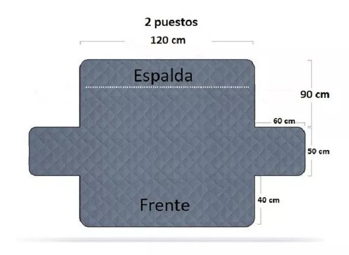 Forro Protector Para Silla Doble Faz Lav