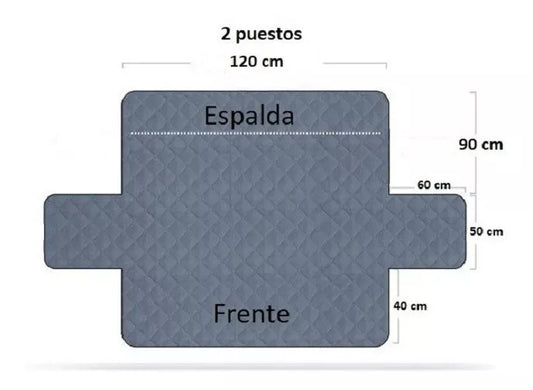 Forro Protector Para Silla Doble Faz Lav