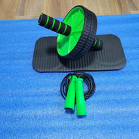 FitCraft – Rueda de Abdominales y Lazo Siliconado para Ejercicio